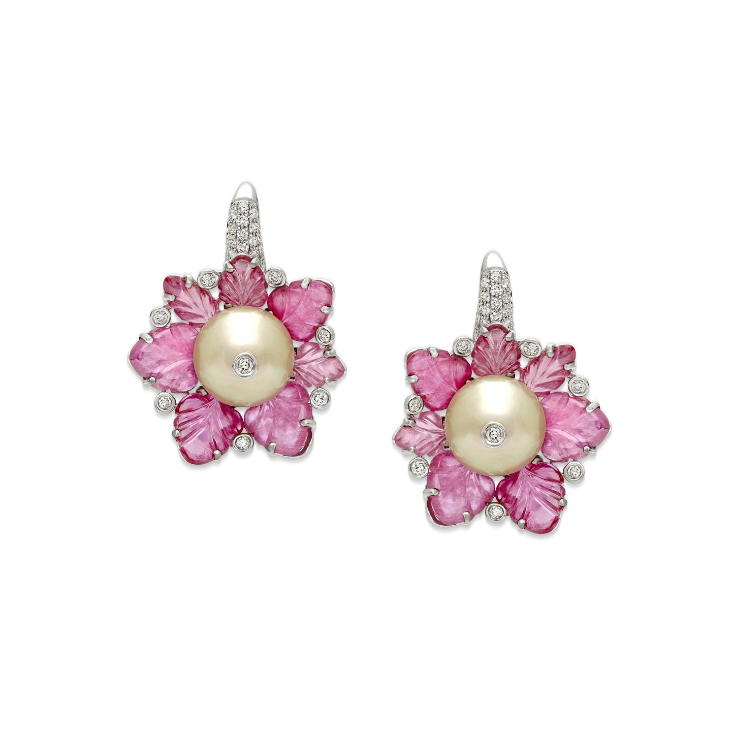 Floral Pearl Fantasy Earrings