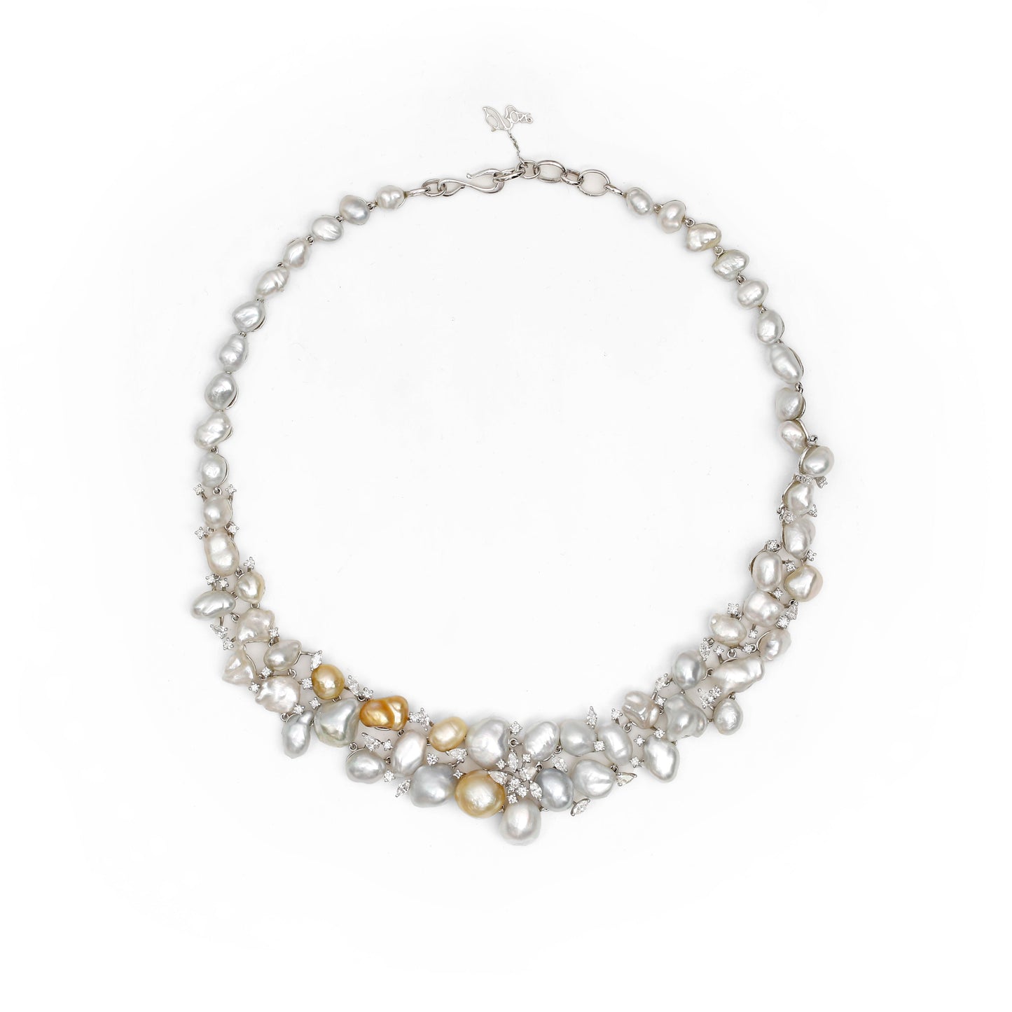 Pearl Diamond Necklace