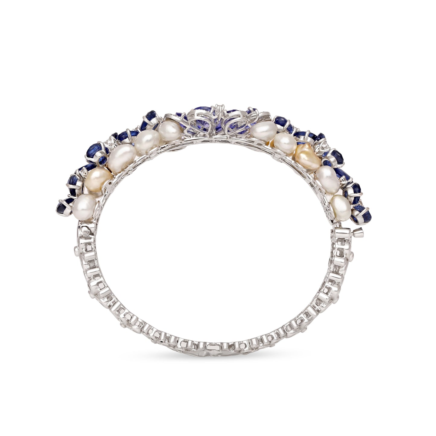 Pearl and Tanzanite Bloom Bracelet