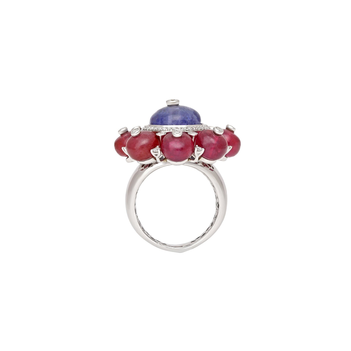 Ruby and Tanzanite Ring
