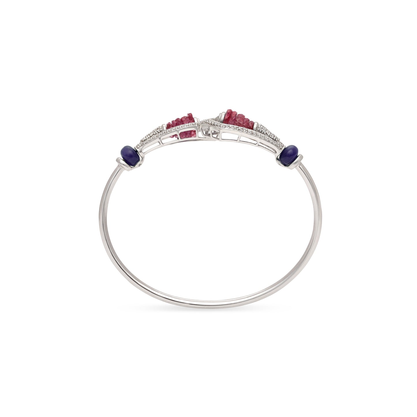 Ruby Tanzanite Prism Bracelet