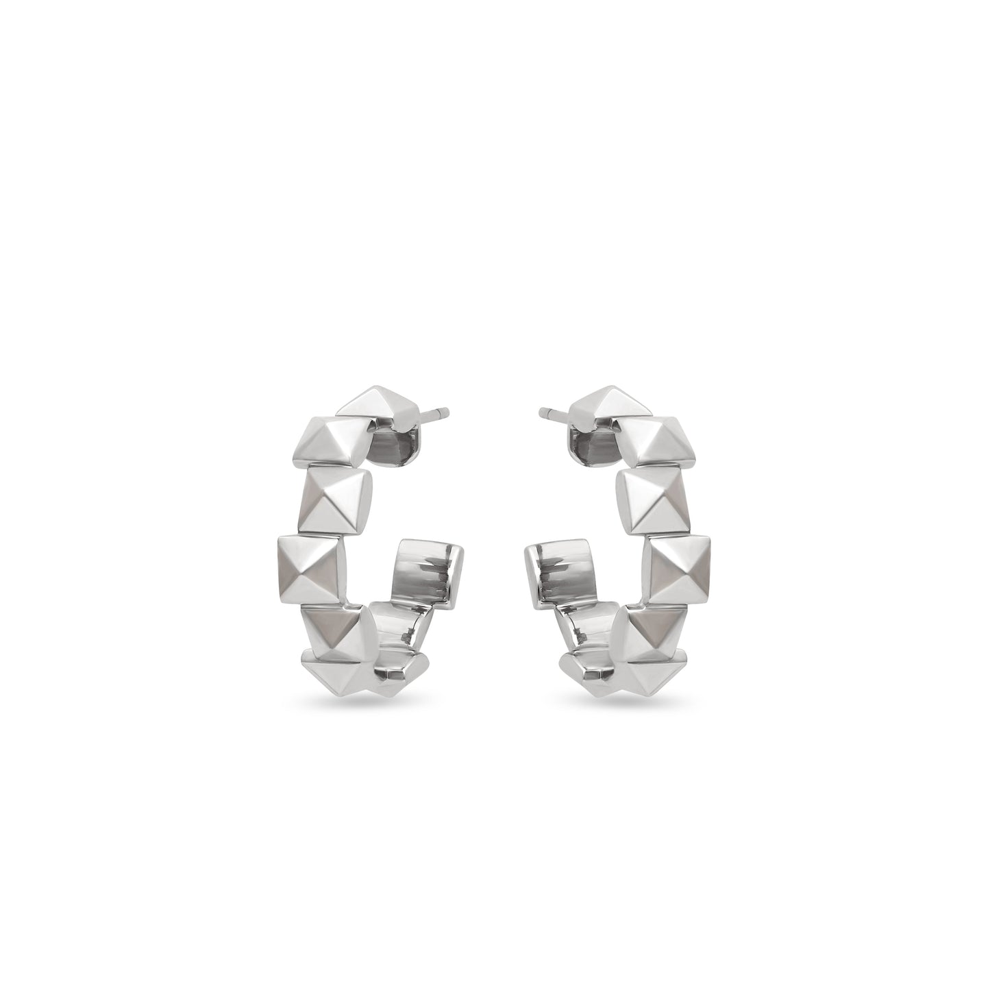 White Gold Earrings