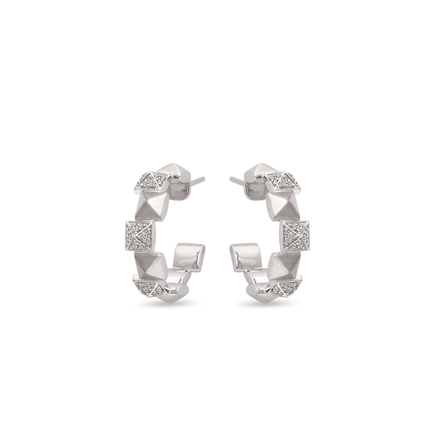 White Gold Diamond Earrings