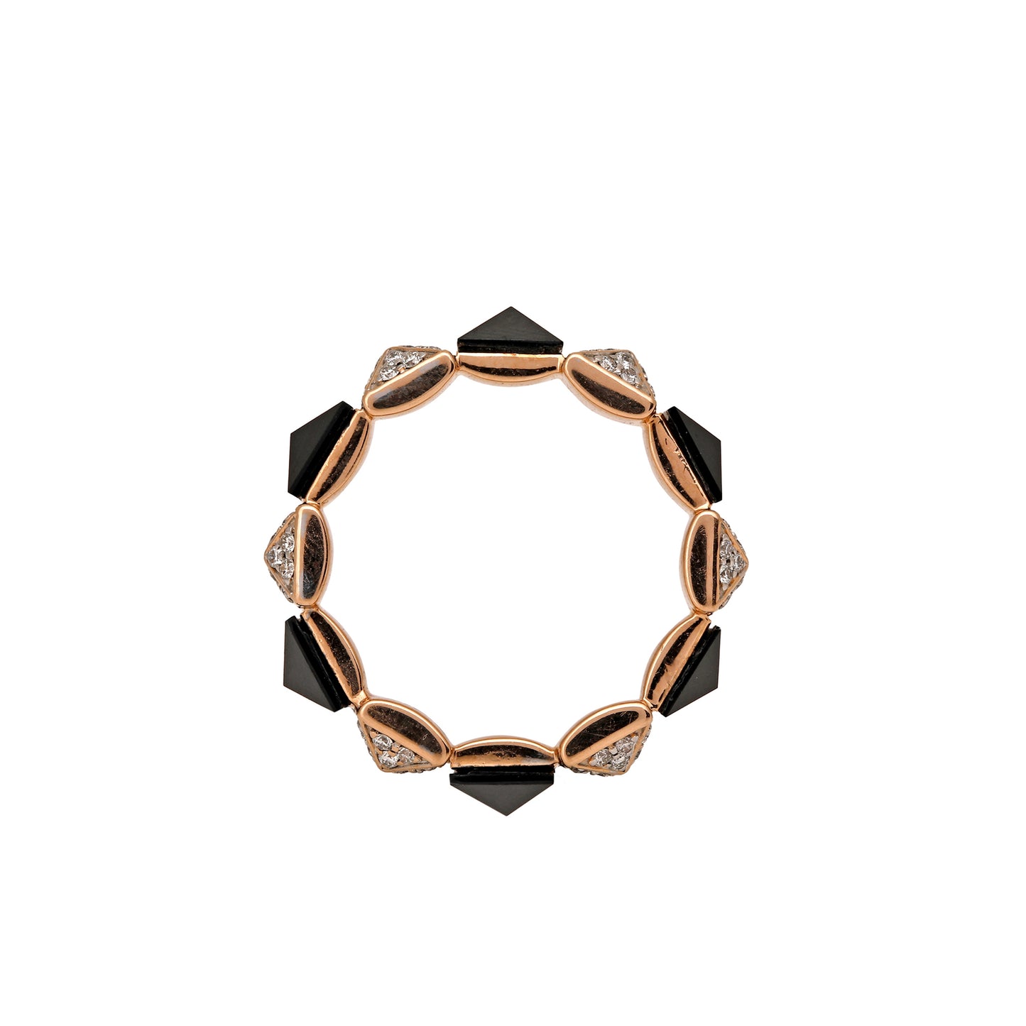 Black Onyx and Diamond Ring