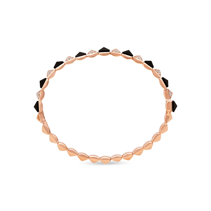 Black Onyx and Diamond Bracelet