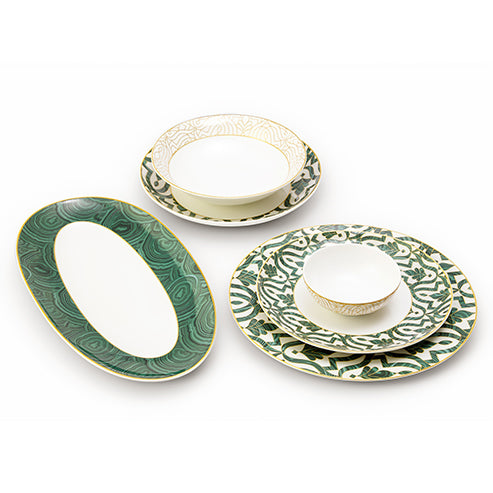 Malachite - 21 Pieces Dinning Set