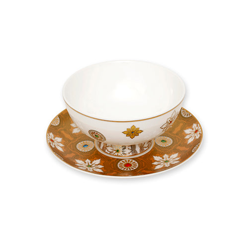 Bejewelled - Ice Cream Bowl set of 12 pcs (6 bowls and 6 saucers)
