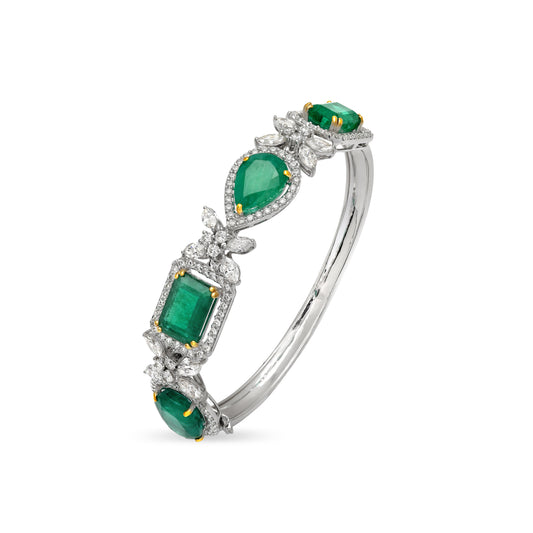 Signature Emerald & Diamond Bracelet