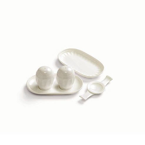 Imperial Fine - Accessories Set of 15 pieces (6 towel dishes, 6 spoon resters, 1 salt shaker, 1 pepper shaker and 1 saucer for shakers)