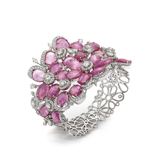 Ruby & Diamond Mazzo Di Fiori Bracelet