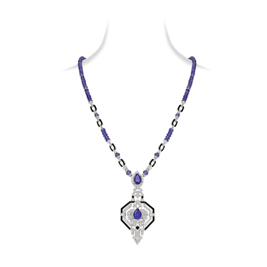 Art Deco Tanzanite Sautoir
