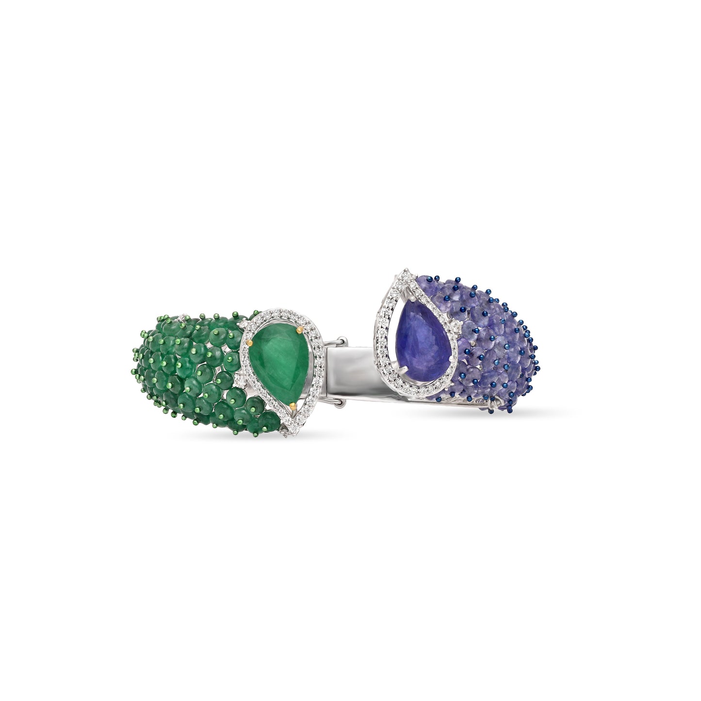 Signature Emerald Tanzanite Bracelet