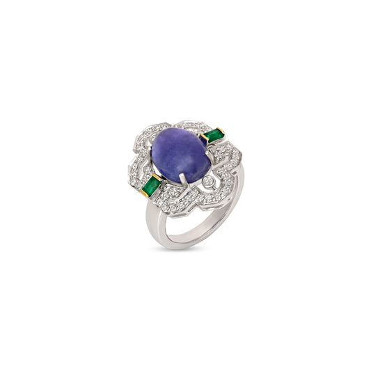 Art Deco Tanzanite Ring