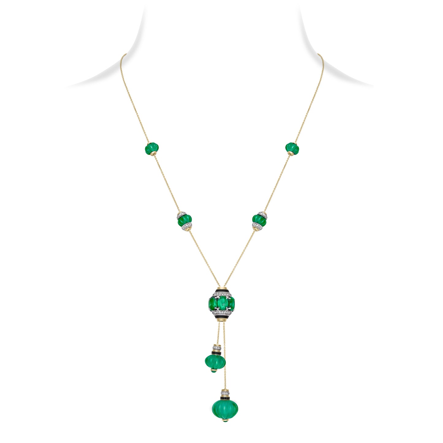 Emerald Sautoir Necklace