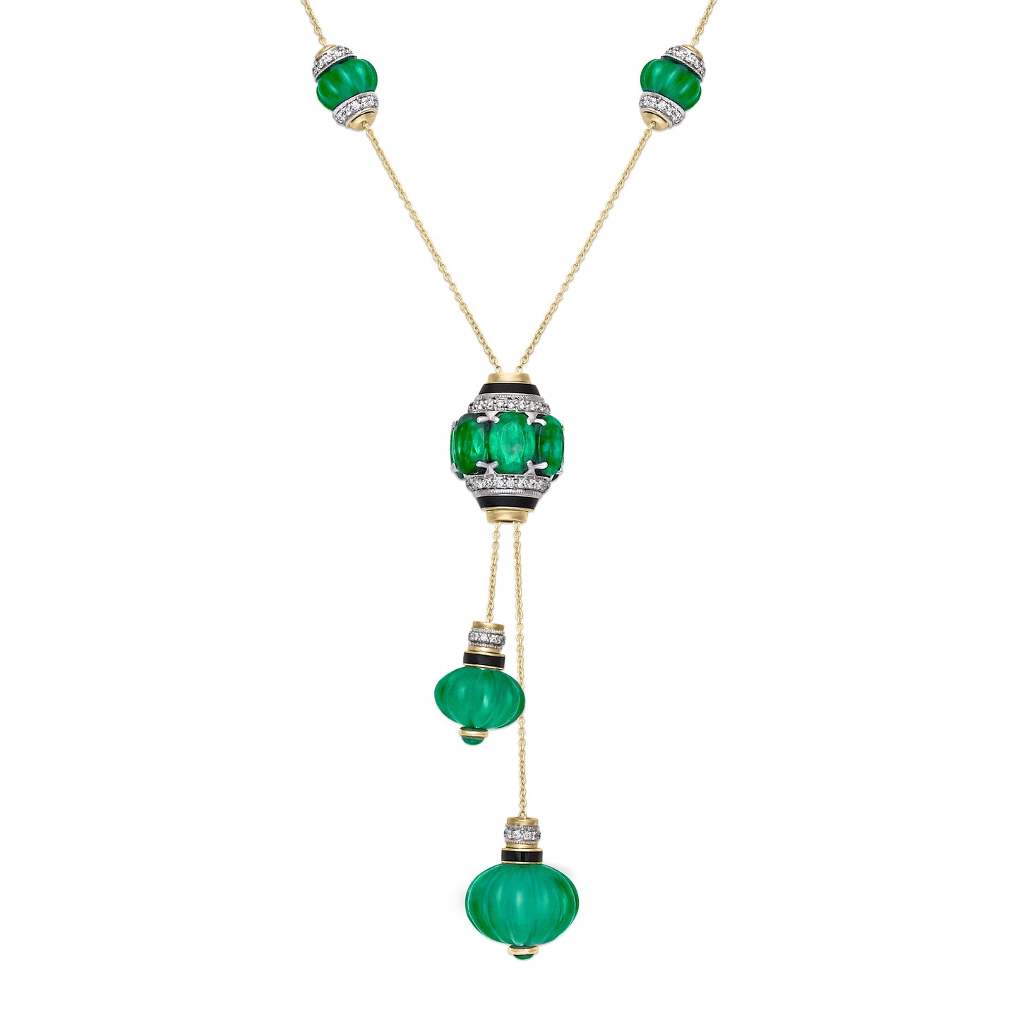 Emerald Sautoir Necklace