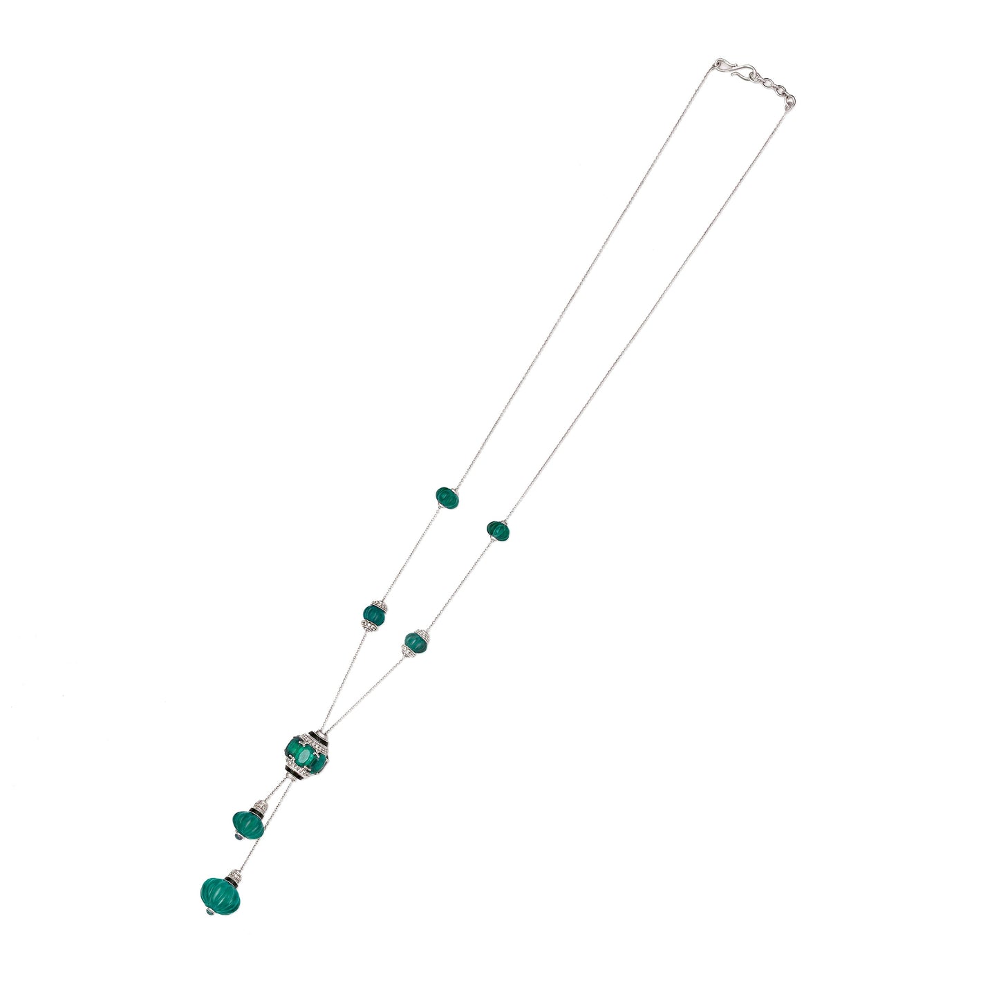 Emerald Sautoir Necklace