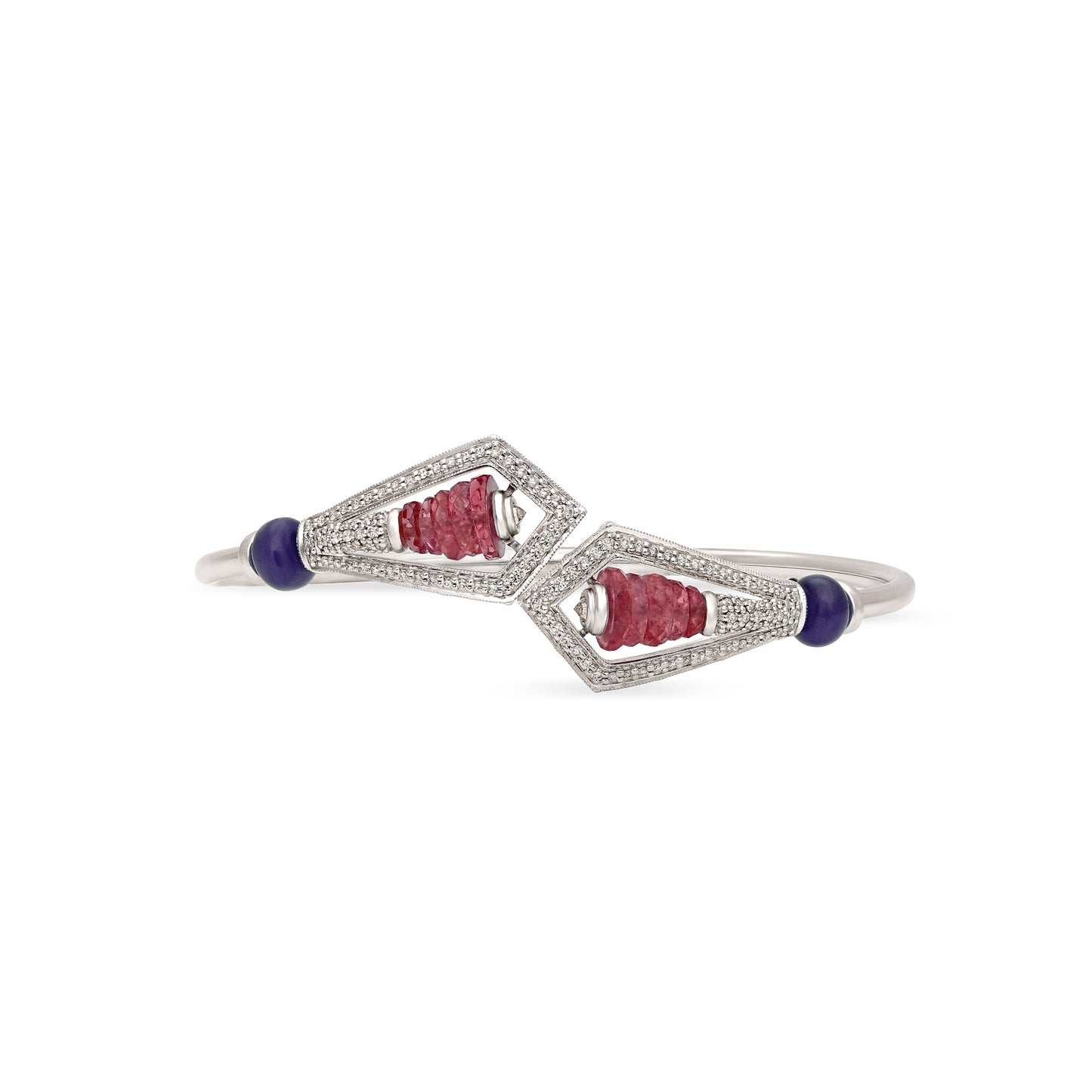 Ruby Tanzanite Prism Bracelet