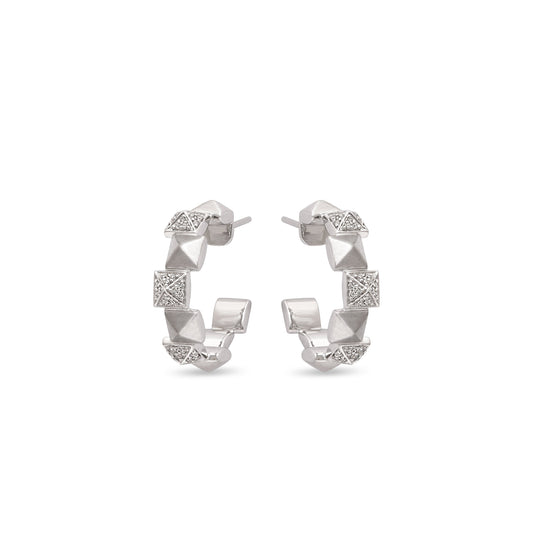 White Gold Diamond Earrings