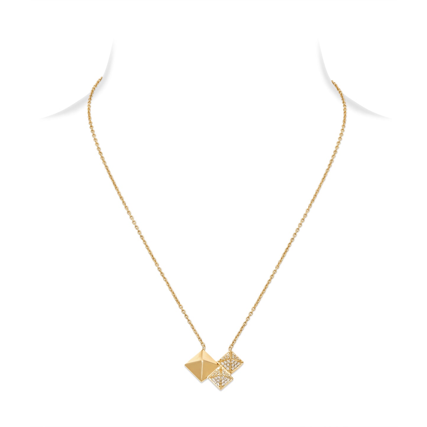 Yellow Gold Diamond Pendant