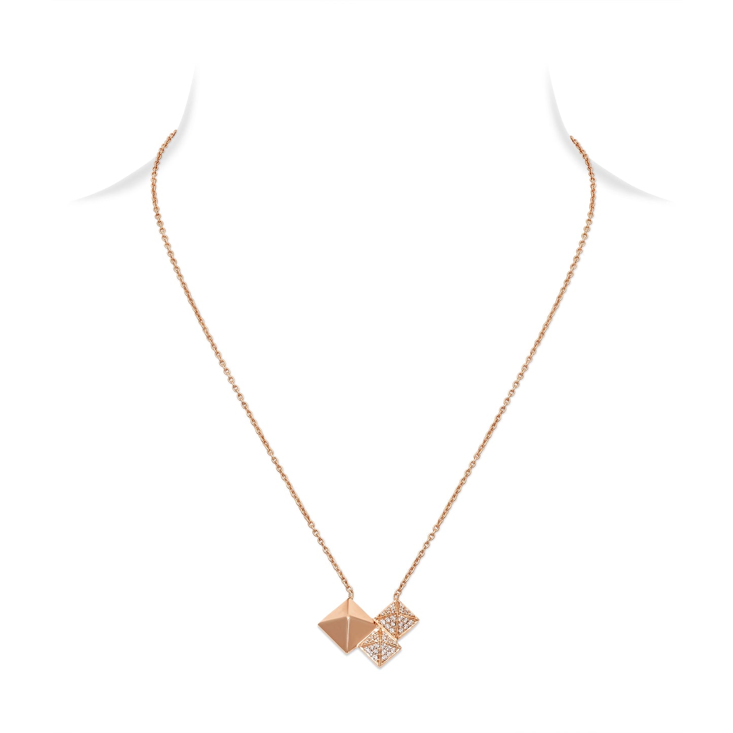 Rose Gold Diamond Pendant