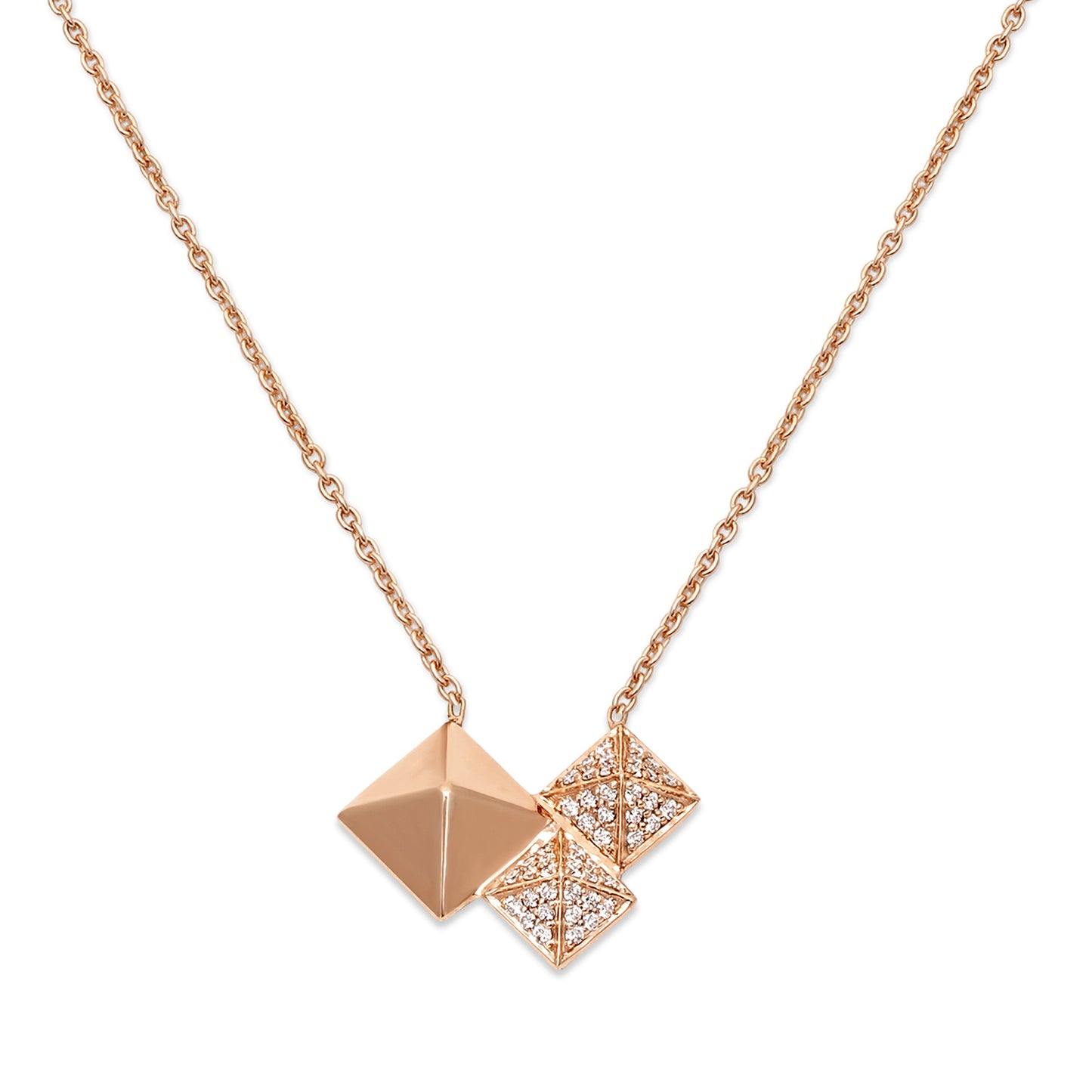Rose Gold Diamond Pendant
