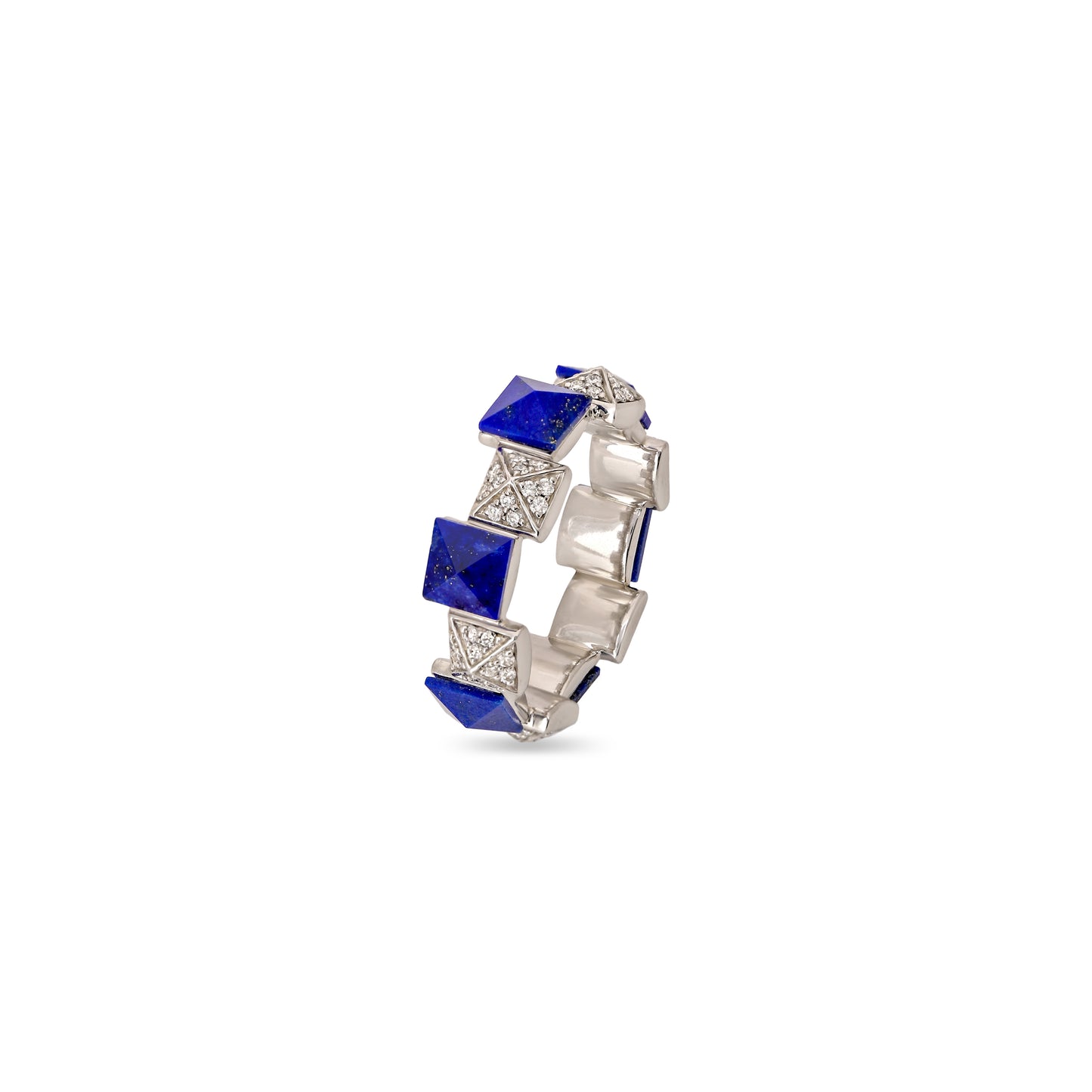 Lapis and Diamond Ring
