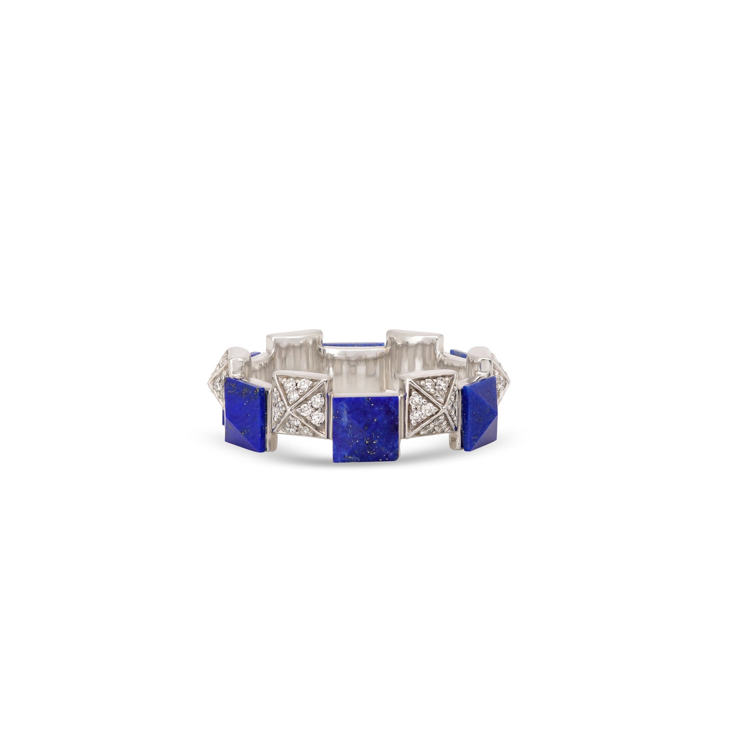 Lapis and Diamond Ring