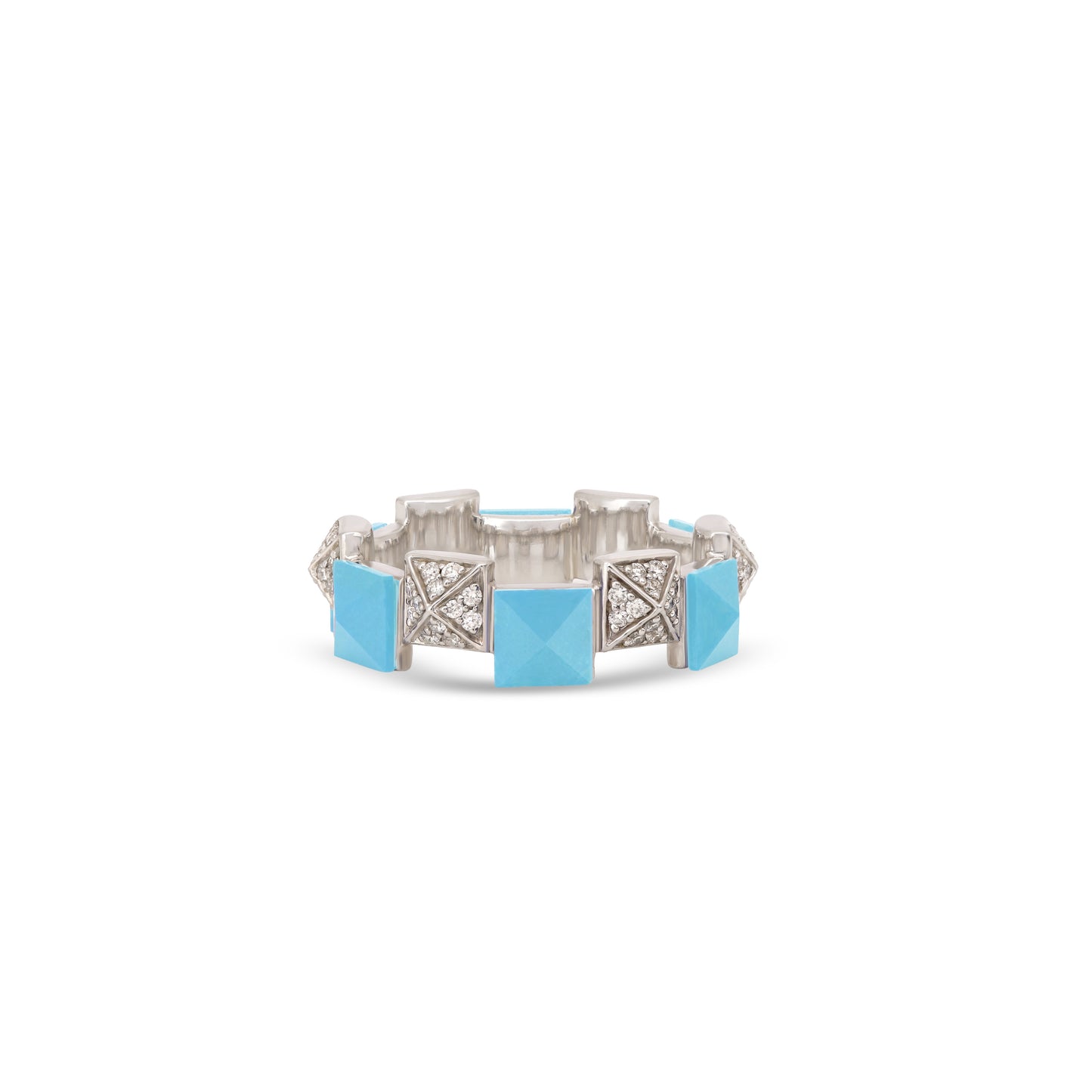 Turquoise and Diamond Ring