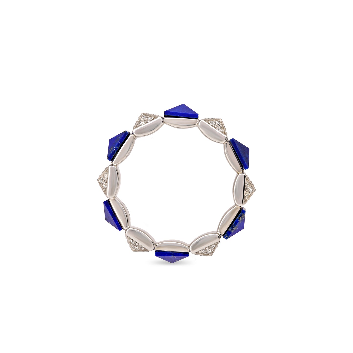 Lapis and Diamond Ring