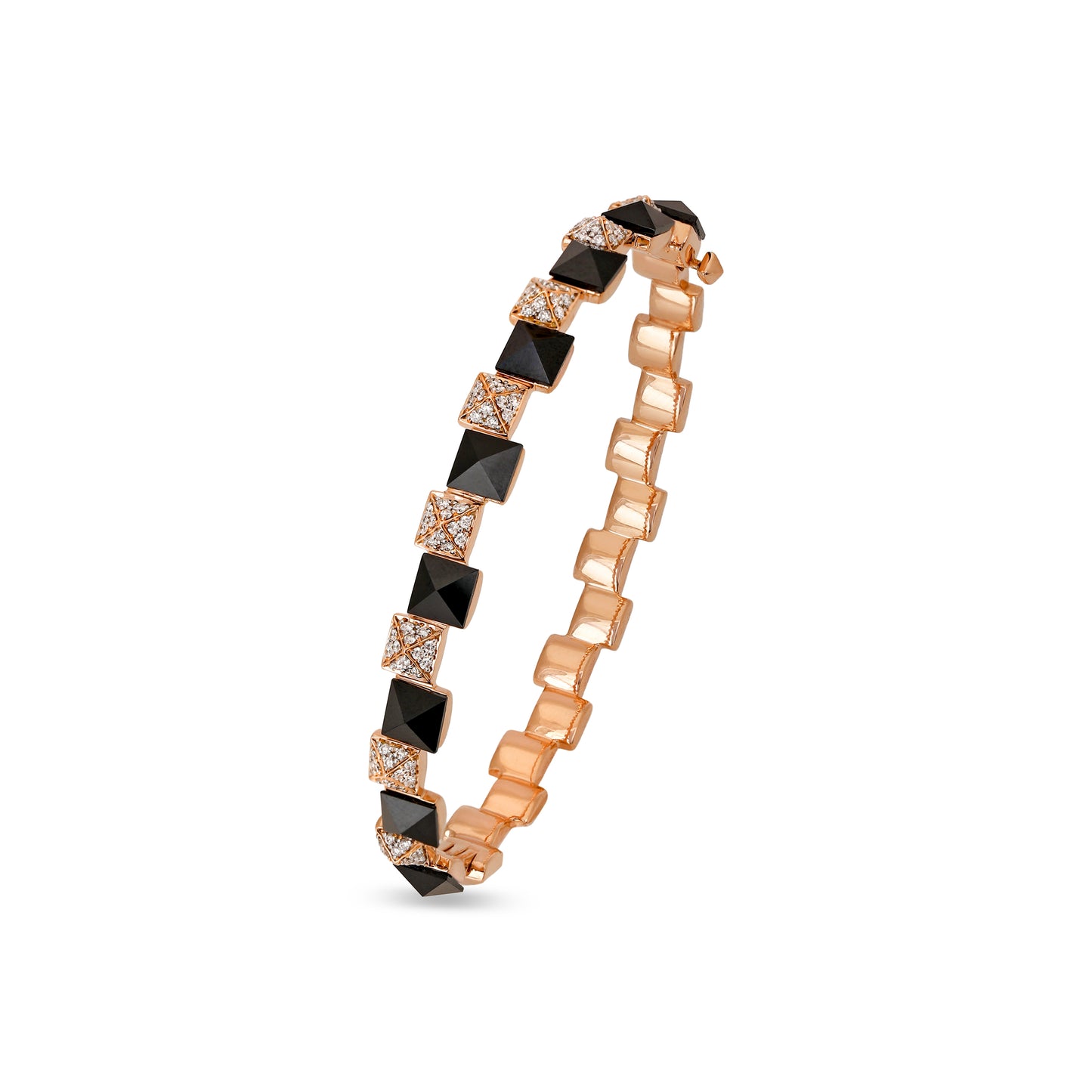 Black Onyx and Diamond Bracelet
