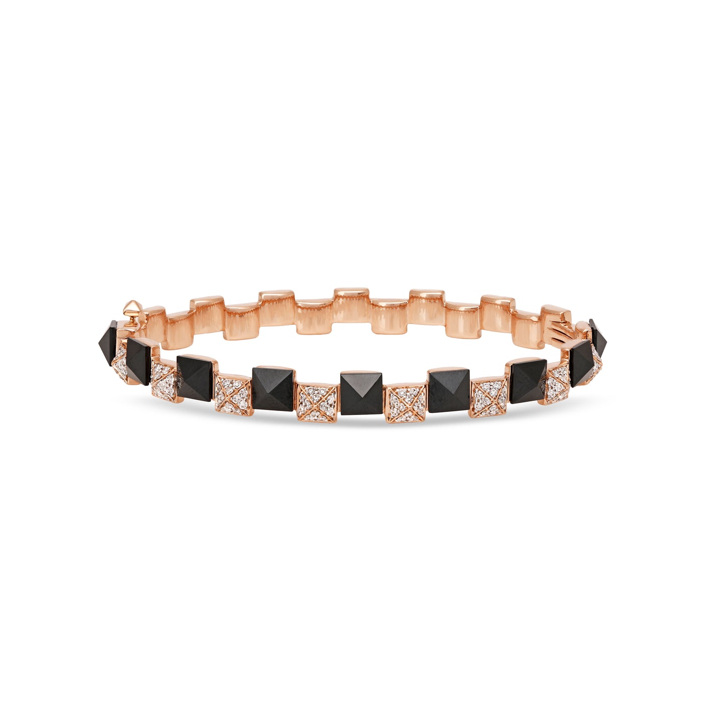 Black Onyx and Diamond Bracelet