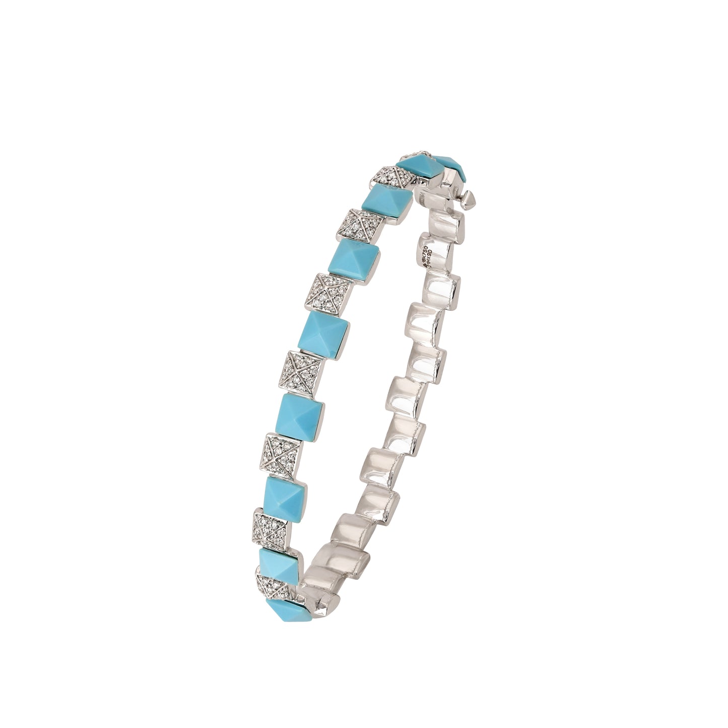Turquoise and Diamond Bracelet
