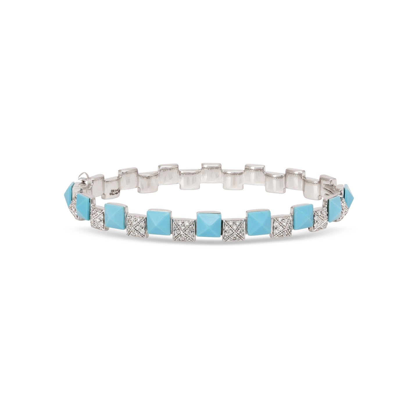 Turquoise and Diamond Bracelet
