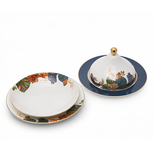 Japanese Pond - Serving set of 4 pcs