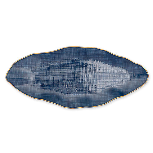 Long Leaf Platter 1 piece (Blue)