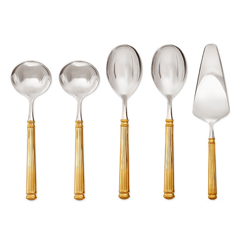 Roman (Gold & Steel) - Set of 5 Pcs