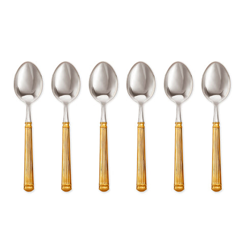 Roman (Gold & Steel) - Set of 6 Pcs