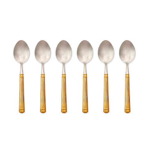 Boo (Gold&Steel) - Set of 6 Pcs