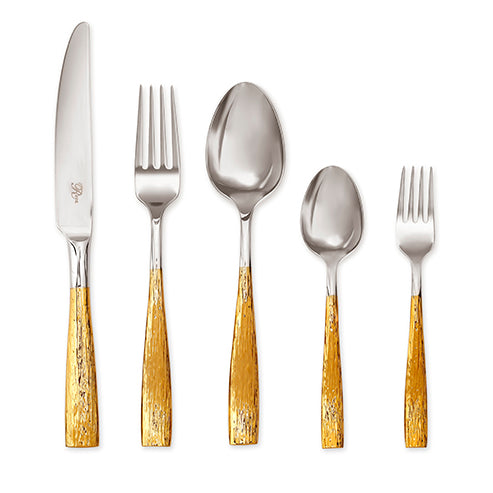 Bark (Gold & Steel) - Set of 60 pieces