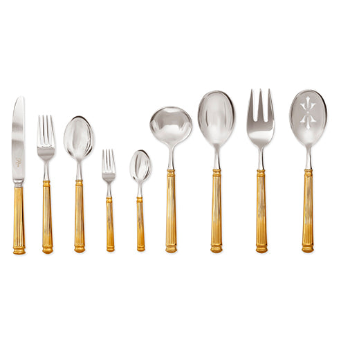 Roman (Gold & Steel) - Set of 64 Pcs